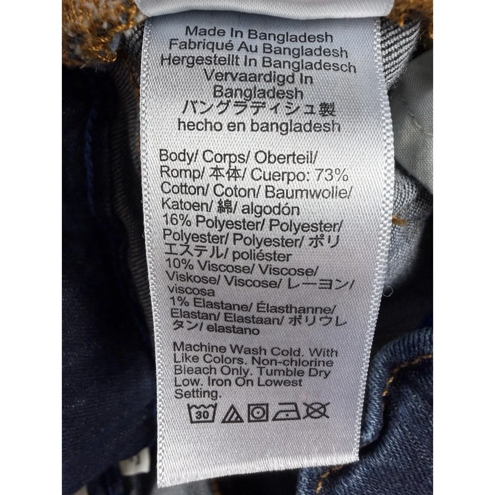 J. Crew Crewcuts Boys Size 10 Slim Fit Flex Jeans Blue Dark Wash